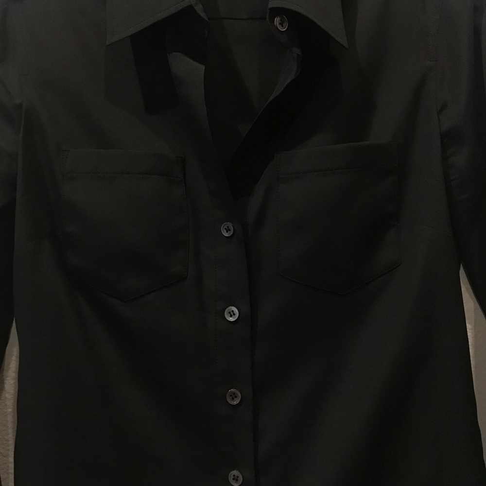 Bcbg silk button down shirt - Picture 4 of 6